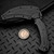 Bastinelli Knives Grumpy Black Micarta Scythe Fixed Blade Serrated