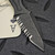 Bastinelli Knives Spade Fixed Blade Serrated Dark Stonewash
