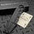 Bastinelli Knives Spade Fixed Blade Serrated Dark Stonewash