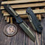 Heretic Knives Carbon Fiber Jinn Auto 3" Bronze H113-7A-CF