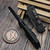 Heretic Knives Black Tactical Jinn Manual 3" DLC H213-6A-T