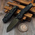 Microtech MSI Ram-Lok Mini Black Fluted Aluminum 3.10" S/E DLC Shadow 210M-1DLCTFLSH