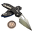 Microtech Stitch Ram-Lok Carbon Fiber S/E Stonewash Blue Ti Accent Marfione Select 169RL-10MS8