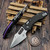 Microtech Stitch Ram-Lok Carbon Fiber S/E Stonewash Purple Ti Accent Marfione Select 169RL-10MS9
