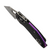 Microtech Stitch Ram-Lok Carbon Fiber S/E Stonewash Purple Ti Accent Marfione Select 169RL-10MS9