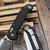 Microtech LUDT Ram-Lok Manual Black Frag Aluminum 3.4" T/E  Stonewash M390MK 1136RL-10FR