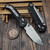 Microtech LUDT Ram-Lok Black Frag 3.40" T/E  Stonewash 1136RL-10FR