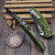 Microtech Amphibian Mini Ram-Lok OD Green Aluminum Frag 3.25" S/E 137MRL-1FROD