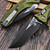 Microtech Amphibian Mini Ram-Lok OD Green Aluminum Frag 3.25" S/E 137MRL-1FROD