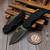 Spyderco Sage 5 Salt Compression Lock Black G-10 3" Magnacut Plain Edge C123GPBKMCBK