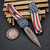 Microtech Knives Luminary 4th of July 250th D/E Bronzed Apocalyptic ZBP 1270-13APS-4J250