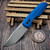 Pro-Tech Vero Synapse Blue 3.5" Stonewash Spear Point