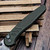 Pro-Tech Peace Neighbor Avalon Green Button Lock  4.25 SW Drop Point