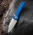 Pro-Tech Chaves Scapegoat Blue Compact Auto Carbide 3.15" Stonewash RCS1105-Blue