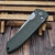 Pro-Tech Rockeye Auto Green 3.38" Stonewash LG3105-Green