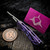 Sharknivco M11 Skeletonized Purple Titanium Handle Polished Stonewash RWL34 Blade