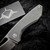 Sharknivco M11 Stonewash Titanium Handle Polished Stonewash RWL34 Blade