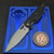 Chaves Brad Blount Phase 229 Black Knurled Aluminum 154CM Stonewash Bronze Ti HW