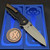 Chaves Brad Blount Arrestor 229 Black Knurled Aluminum 154CM Stonewash Bronze Ti HW