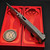 Chaves Knives Titanium Integral Magnetic M390 Stonewash D/P July 4th 250th Embellishment by Roman Road Knifeworks S3