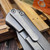 Borka Blades SB Folder A Exp Serrated Chisel Grind Black G10 S2