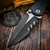 Borka Blades SB Folder A Exp Serrated Chisel Grind Black G10 S2