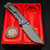 Chaves Knives Titanium Integral Magnetic M390 Stonewash D/P July 4th 250th Embellishment by Roman Road Knifeworks S2