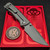 Chaves Knives Titanium Integral Magnetic M390 Stonewash T/E July 4th 250th Embellishment by Roman Road Knifeworks S1