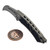 Microtech Hawk Auto Natural Clear Textured Inlays 4" Apocalyptic 166-10APNC