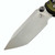 Microtech LUDT Ram-Lok Manual OD Green Frag Aluminum 3.4" T/E  Stonewash M390MK 1136RL-10FROD