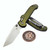 Microtech LUDT Ram-Lok OD Green Frag 3.40" T/E Stonewash 1136RL-10FROD By Edc Lifestyle
