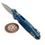 MICROTECH BLUE SOCOM RAM-LOK S/E STONEWASH FRAG ALUMINIUM 160RL-10FRBL