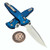 MICROTECH BLUE SOCOM RAM-LOK S/E STONEWASH FRAG ALUMINIUM 160RL-10FRBL