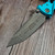 Microtech Socom Elite Manual Turquoise T/E Apocalyptic 161-10APTQ S/N 19796 - Preowned