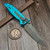 Microtech Socom Elite Manual Turquoise T/E Apocalyptic 161-10APTQ S/N 19796 - Preowned