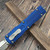 Microtech Dirac Delta Navy D/E Stonewash 227-10NA S/N 16535 - Preowned