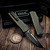 Microtech Glock 19K OD Green Aluminum 3.5" S/E 81-1OD