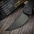 Marfione Custom Brachial DLC Two-Tone Stonewash Flamed Ti Bkacspacer S/N 002- Preowned