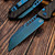 Heretic Knives Carbon Fiber Jinn Auto 3" Metallic Teal H113-MT-CF