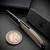 Shirogorov Knives Neon Lite Titanium Natural Micarta 3.25" Stonewash D/P