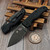 Spyderco Shaman Lightweight Black FRN Compression Lock 3.58" DLC C229PBBK