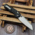 Microtech MSI Mini Slab Carbon Fiber 3.18" S/E Stonewash Bronze Ti Accent Marfione Select 210M-10MS8