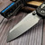 Microtech MSI Mini Slab Carbon Fiber 3.18" S/E Stonewash Blue Ti Accent Marfione Select 210M-10MS9
