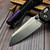 Microtech MSI Mini Slab Carbon Fiber 3.18" S/E Stonewash Purple Ti Accent Marfione Select 210M-10MS10