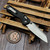 Microtech MSI Mini Slab Carbon Fiber 3.18" S/E Stonewash Purple Ti Accent Marfione Select 210M-10MS10