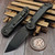 Microtech LUDT DLC Titanium w/Carbon Fiber Inlay 3.5" T/E DLC Stonewash DLC Ti Accent Marfione Select 1136-1DLCTMS1
