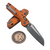 Microtech MSI Mini Orange Aluminum Fluted 3.18" S/E Apocalyptic 210M-10APFLOR