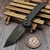 Microtech LUDT Slab Side Carbon Fiber 3.5" T/E DLC Stonewash  DLC Ti Accent Marfione Select 1136-1DLCTMS2