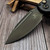 Microtech LUDT Slab Side Carbon Fiber Clip Point DLC Stonewash DLC Ti Accent Marfione Select 1135-1DLCTMS2