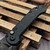 Microtech LUDT Slab Side Carbon Fiber Clip Point DLC Stonewash DLC Ti Accent Marfione Select 1135-1DLCTMS2